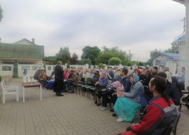 В Тимашово состоялась встреча с протоиереем Федором Бородиным
