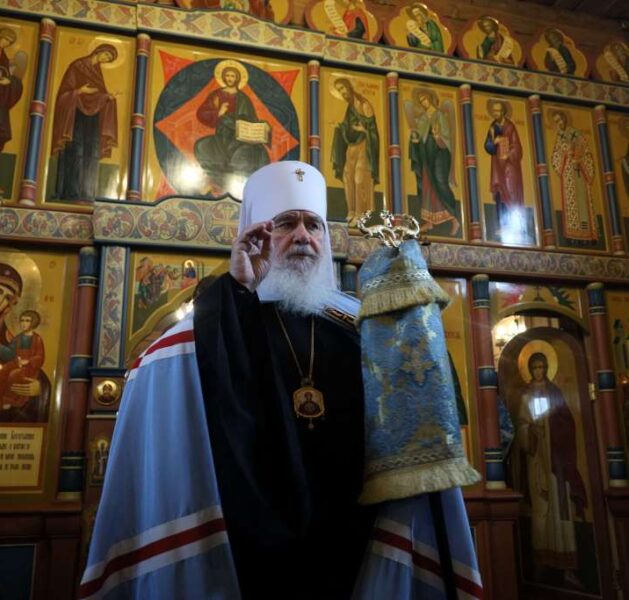 Архиерейское богослужение в Покровском храме с. Высокое