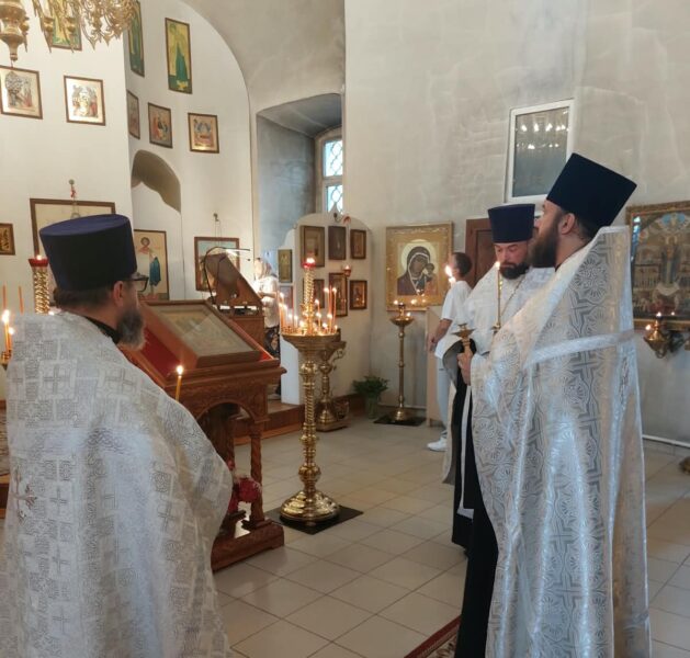 Престольный праздник в храме Преображения Господня на Взгорье